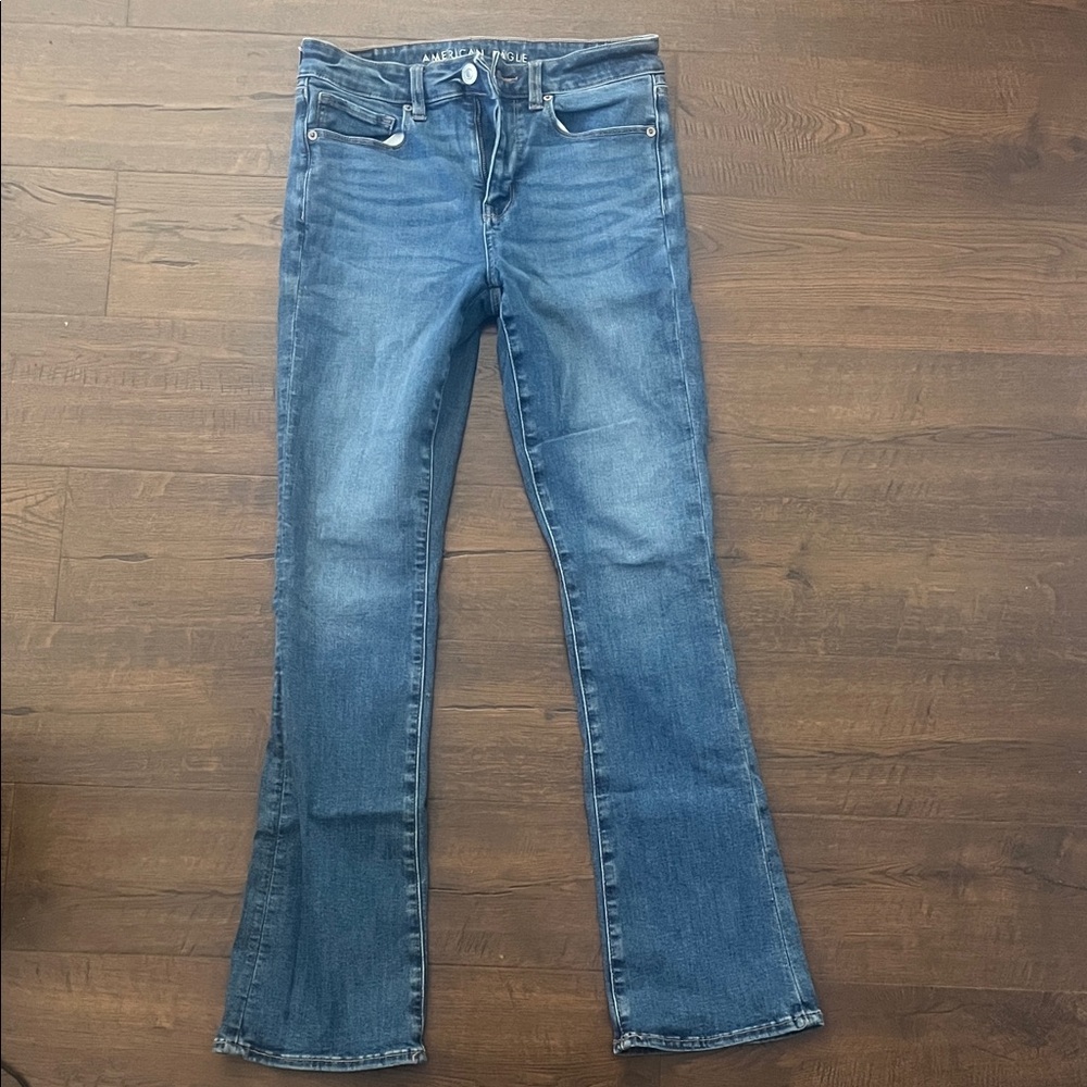 American Eagle Outfitters Blue Flare Jeans